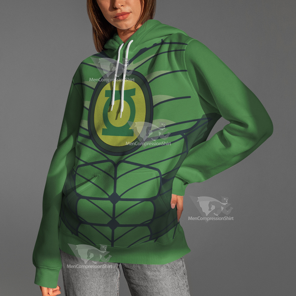 Green lantern hoodie on sale