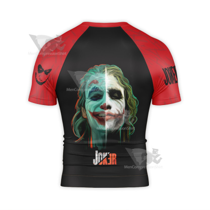 Dc Joker 2019 Joker Batman Black Short Sleeve Compression Shirt