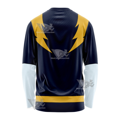 Dc Lightning Lad Yellow Cosplay Long Sleeve Shirt
