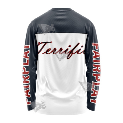 Dc Mr Terrific Grey Cosplay Long Sleeve Shirt