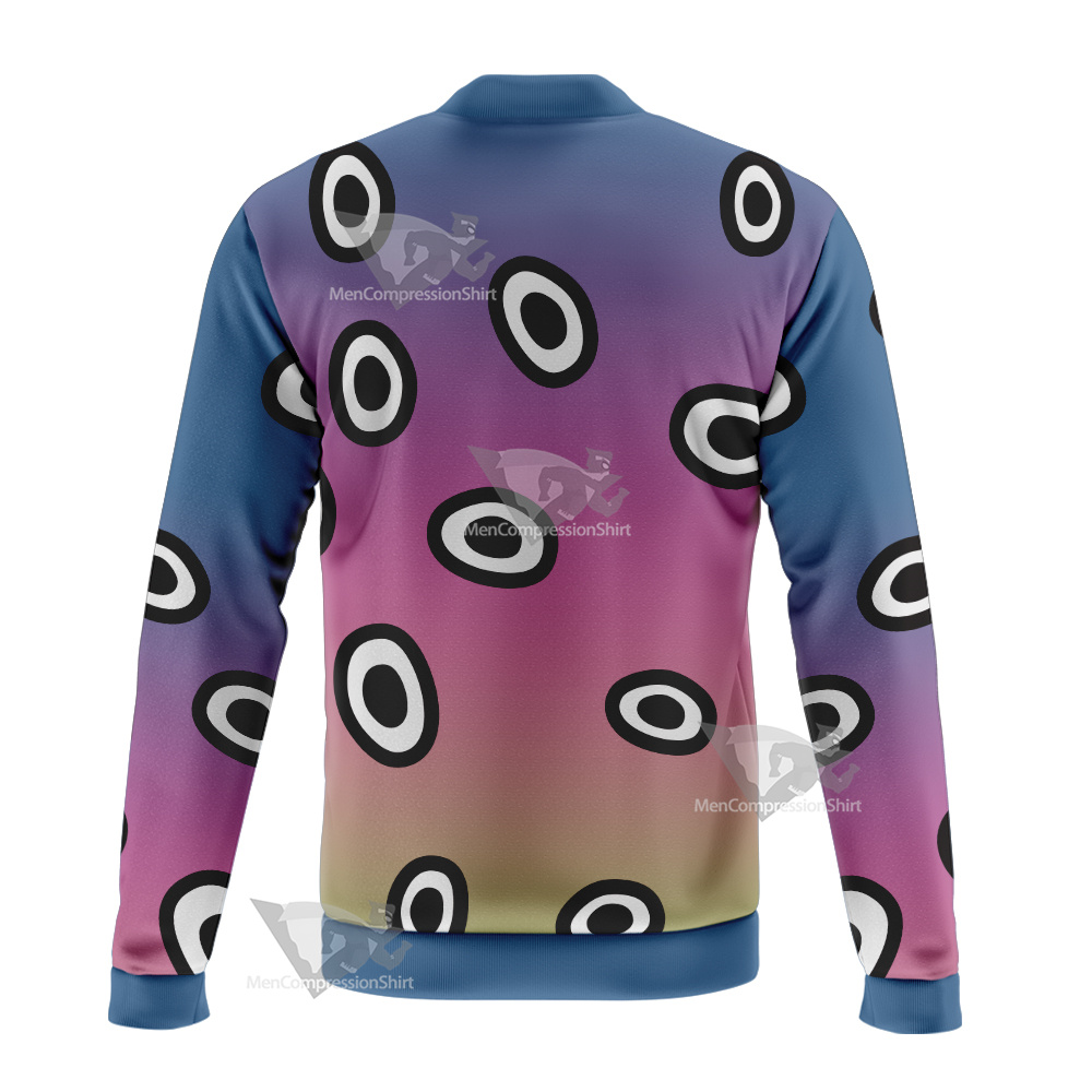 Dc The Changing Man Black Circle Cosplay Bomber Jacket