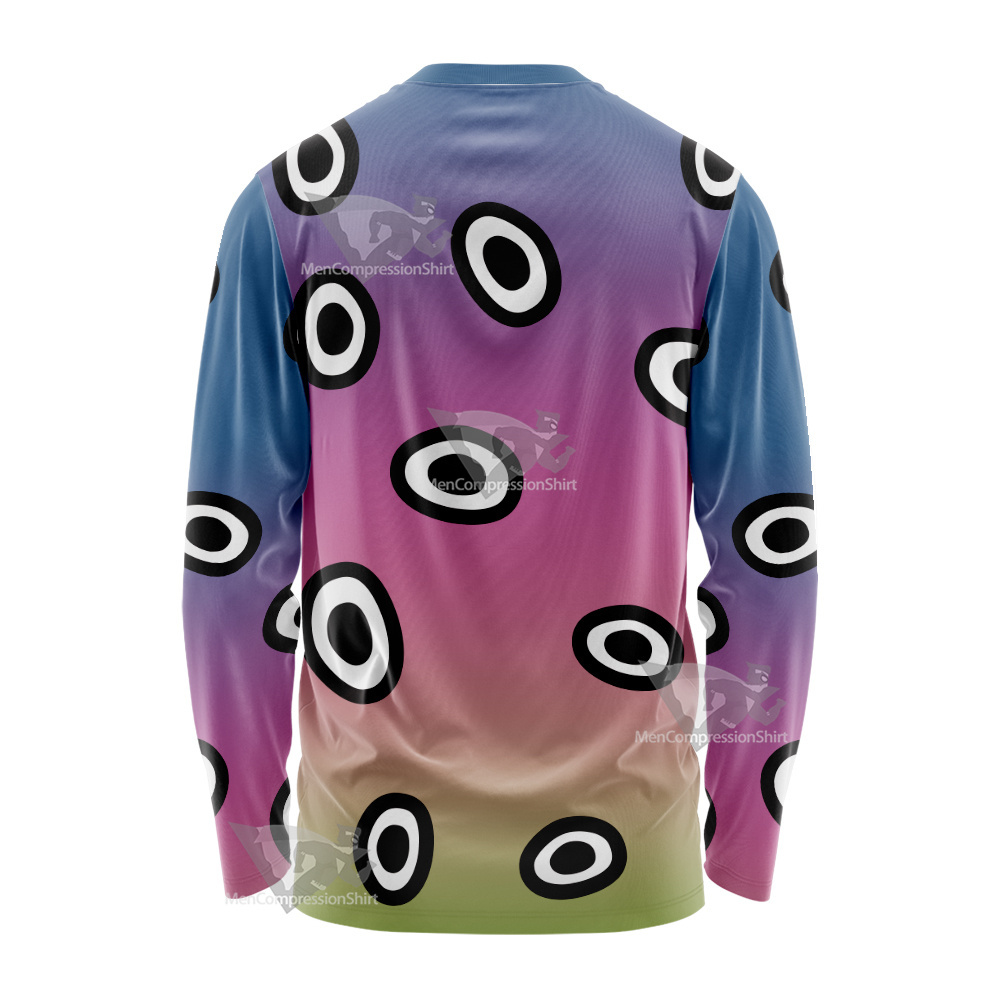 Dc The Changing Man Black Circle Cosplay Long Sleeve Shirt
