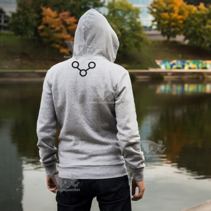 Dc The Changing Man White Cosplay Zip Up Hoodie