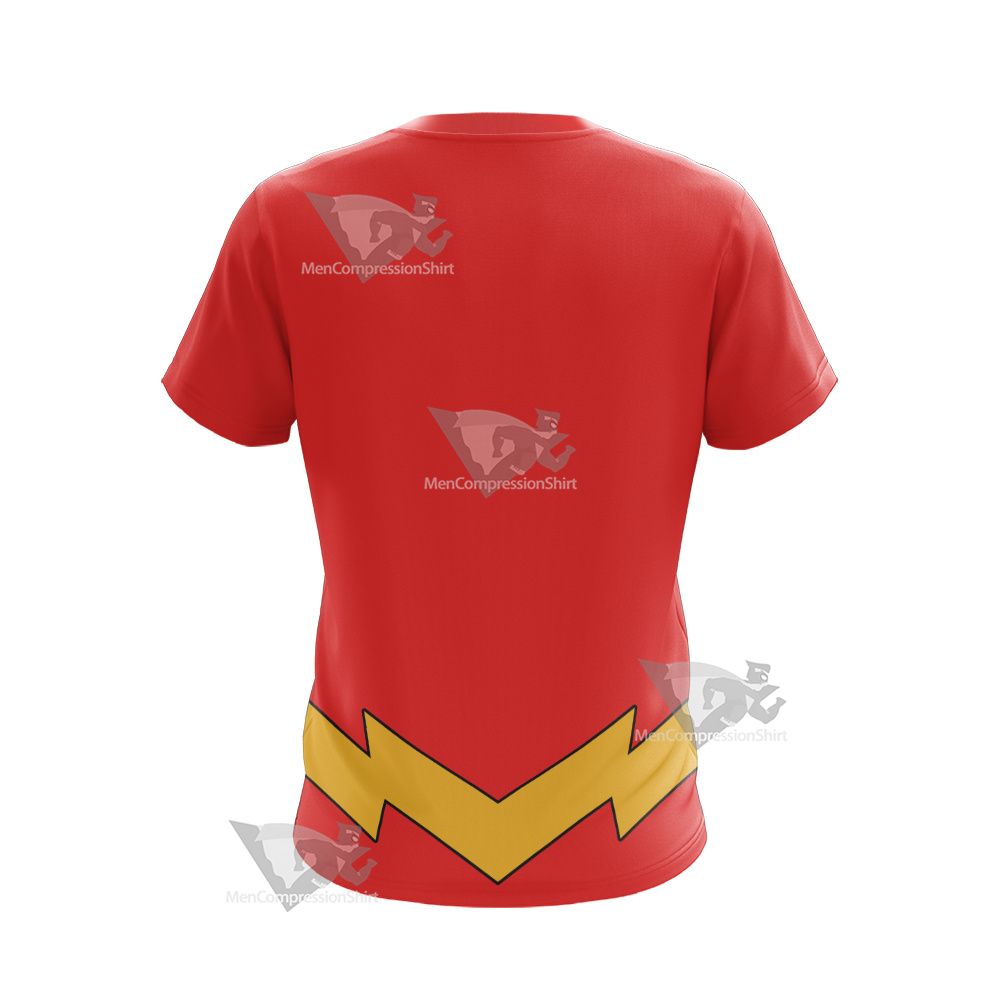 Dc The Flash Lightning Belt Cosplay T-Shirt