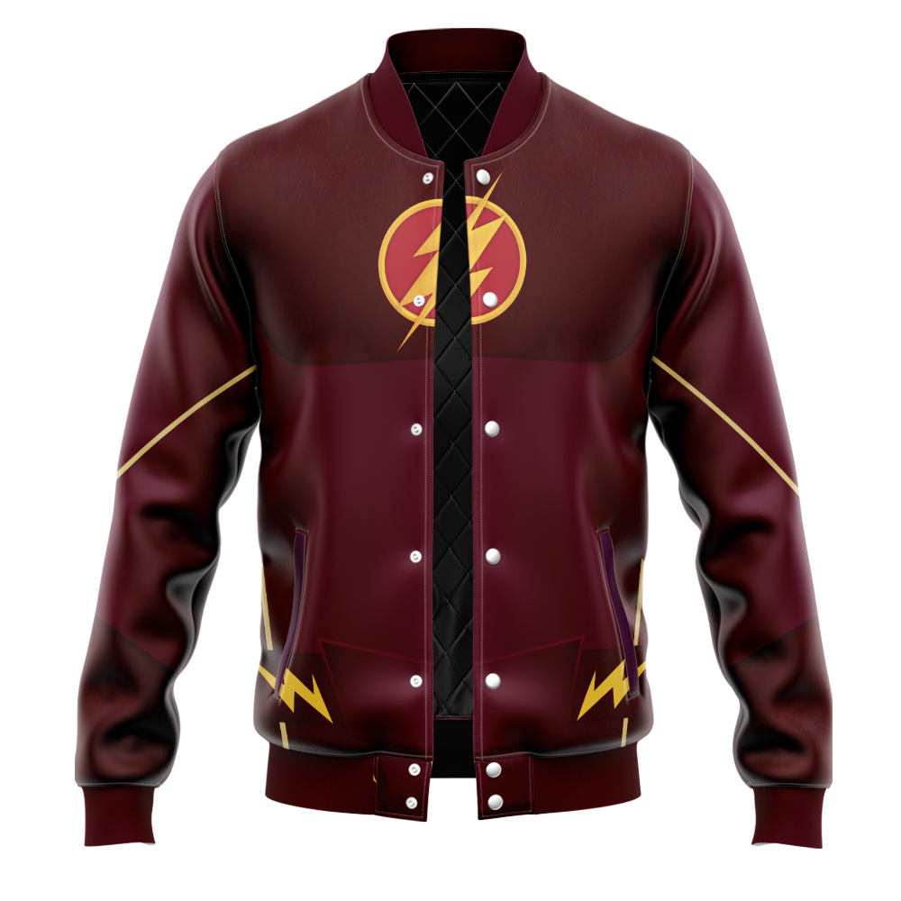 Dc The Flash Season 1 Bartholomew Henry Barry Allen Varsity Jacket