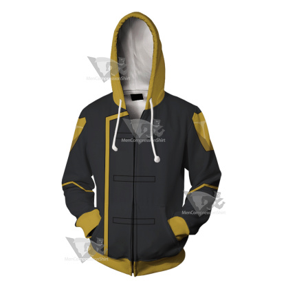 Dc The Ray Grey Cosplay Zip Up Hoodie