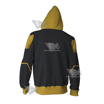 Dc The Ray Grey Cosplay Zip Up Hoodie