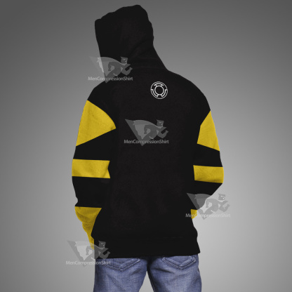 Dc Yellow Lantern Batman Cosplay Hoodie