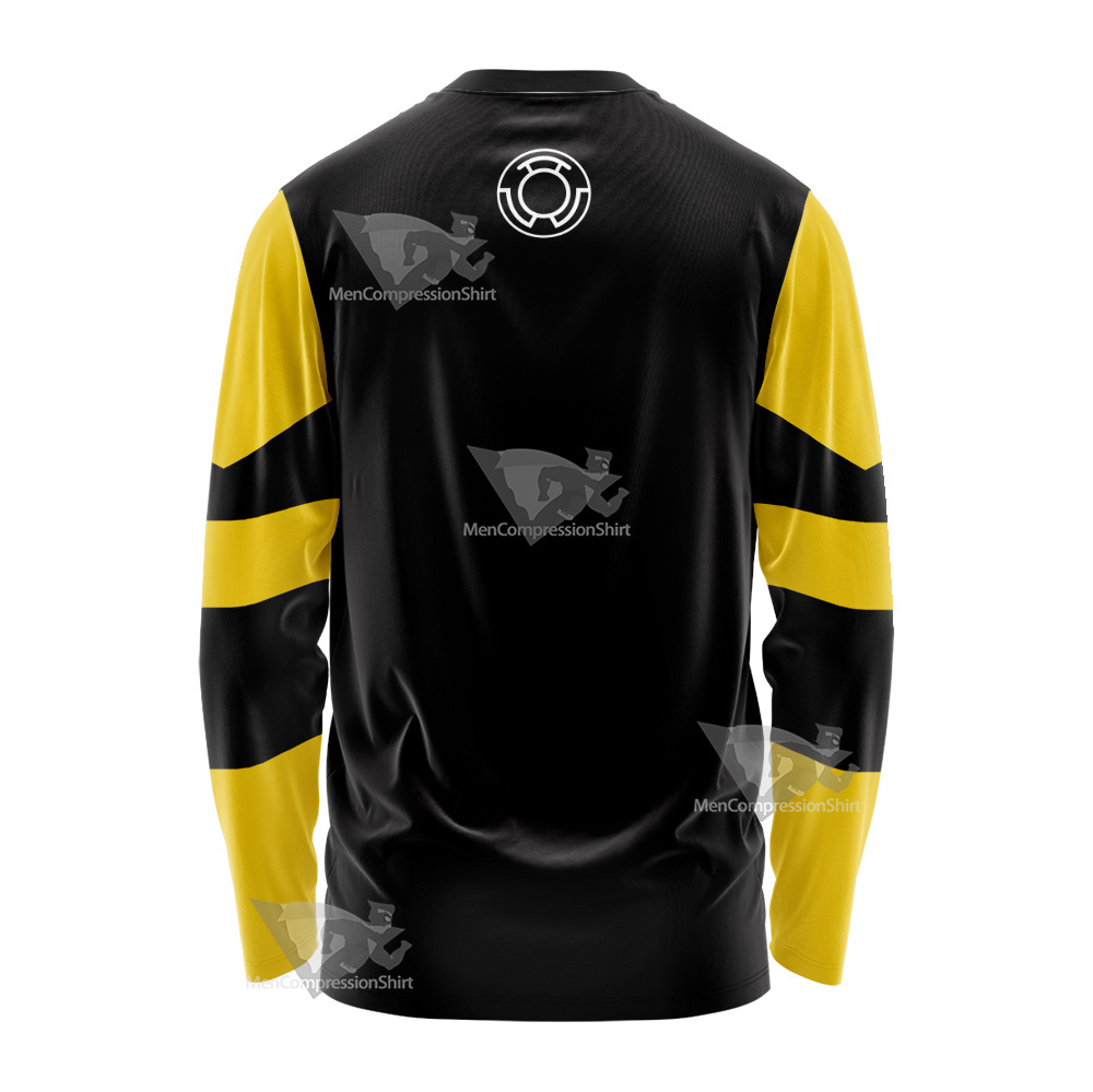 Dc Yellow Lantern Batman Cosplay Long Sleeve Shirt