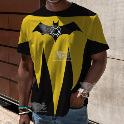 Dc Yellow Lantern Batman Cosplay T-Shirt