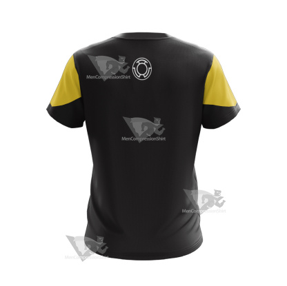 Dc Yellow Lantern Batman Cosplay T-Shirt
