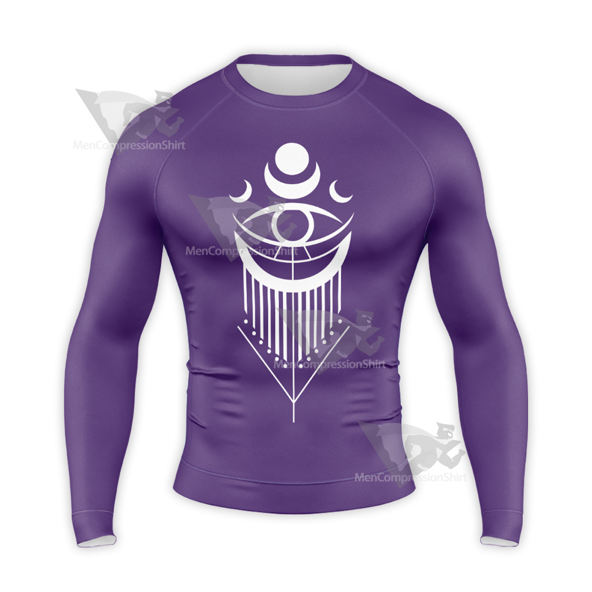 Dead By Daylight Mikaela Purple Long Sleeve Compression Shirt