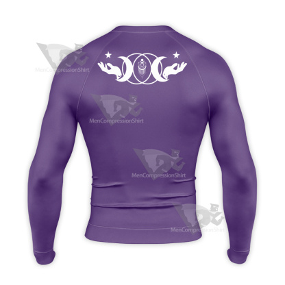 Dead By Daylight Mikaela Purple Long Sleeve Compression Shirt