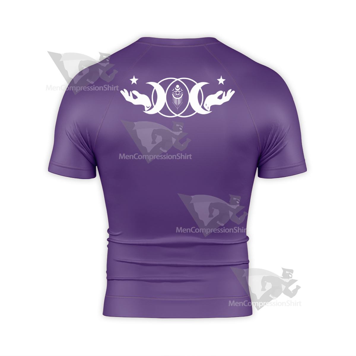Dead By Daylight Mikaela Purple Short Sleeve Compression Shirt
