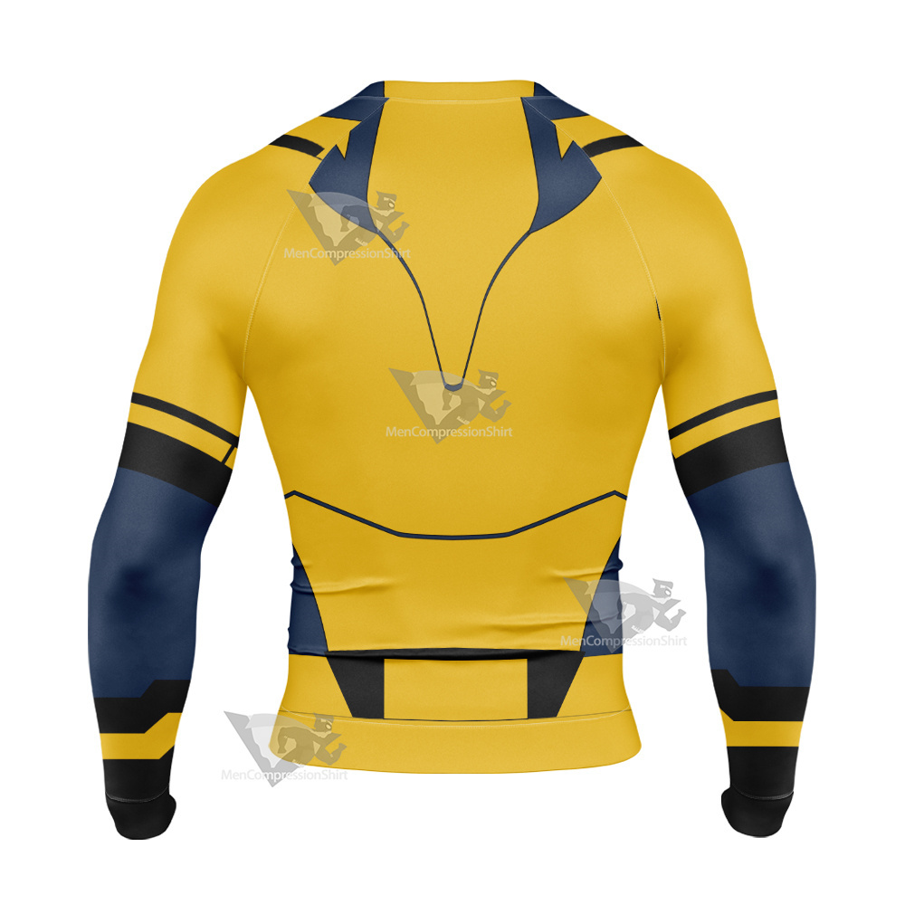 Deadpool 3 Classic Wolverine Long Sleeve Compression Shirt