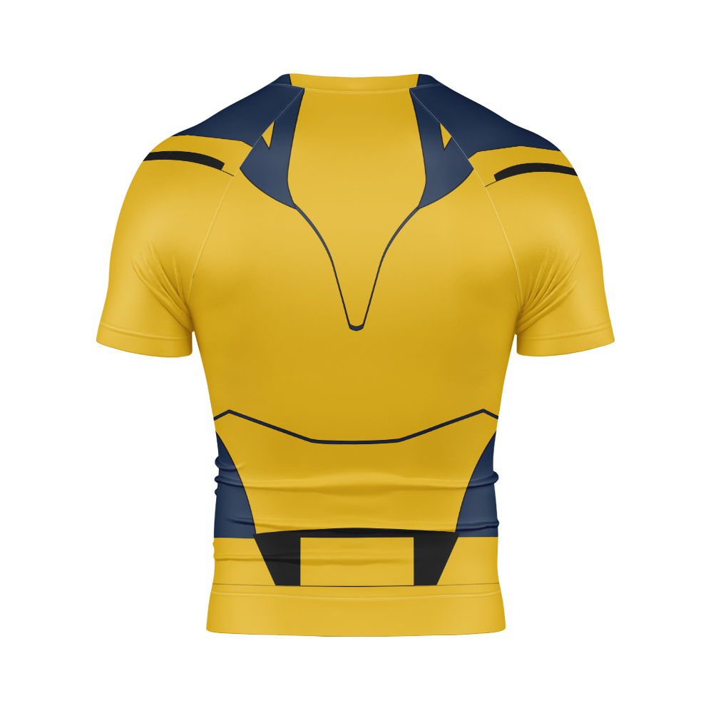Deadpool 3 Classic Wolverine Short Sleeve Compression Shirt
