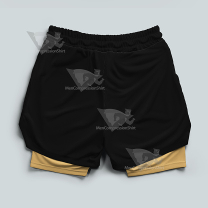 Deadpool Black Men Compression Gym Short