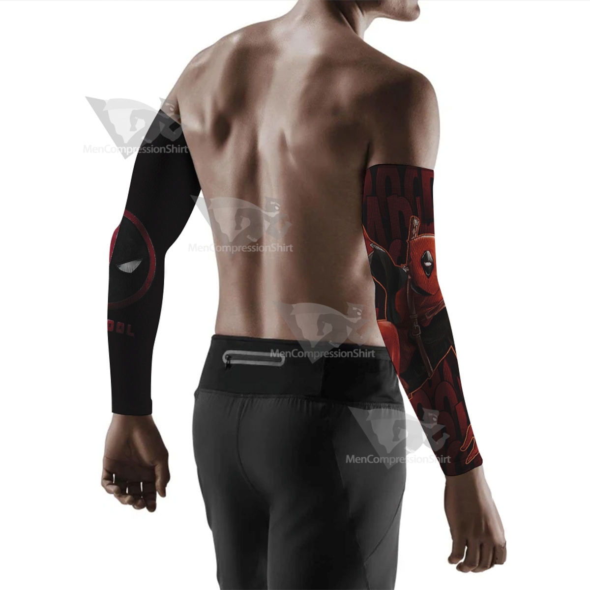 Deadpool Classic Red Compression Arm Sleeve