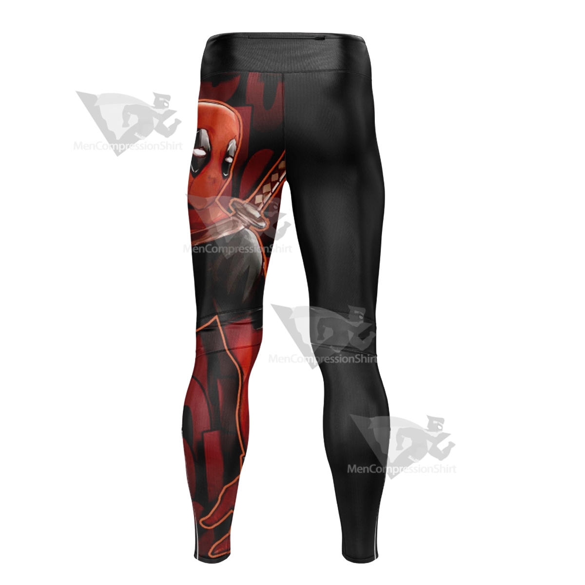 Deadpool Classic Red Men Compression Legging
