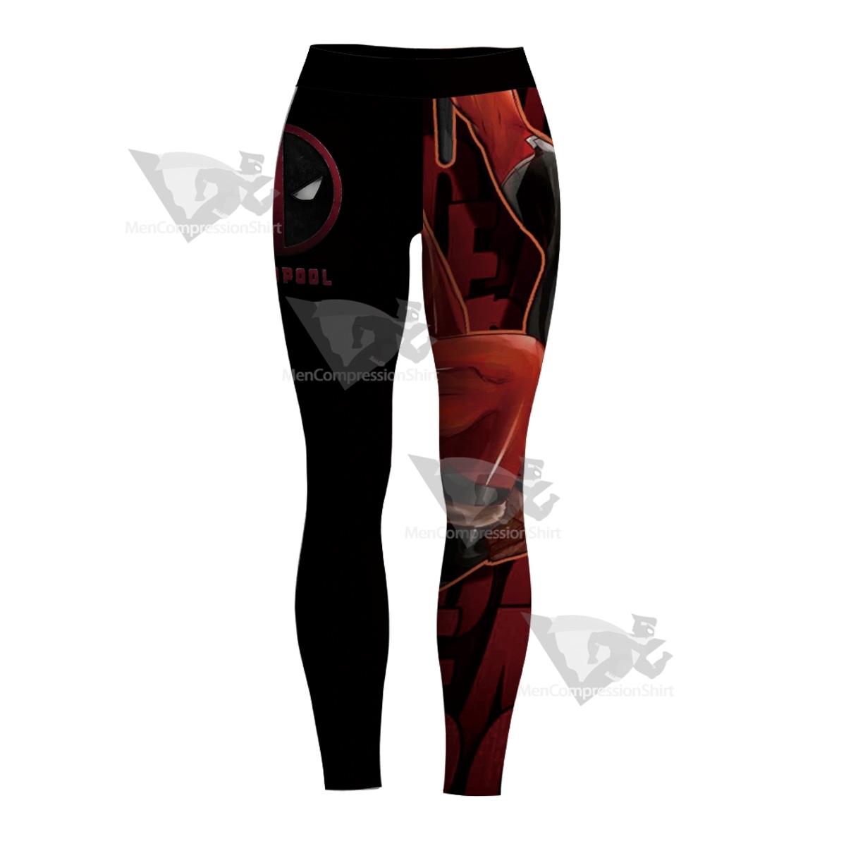 Deadpool Classic Red Women Compression Legging-MensCompressionShirt