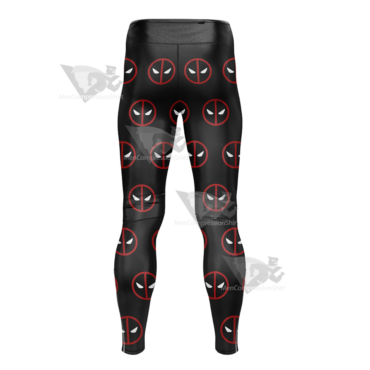 Deadpool Red Icon Mens Compression Legging