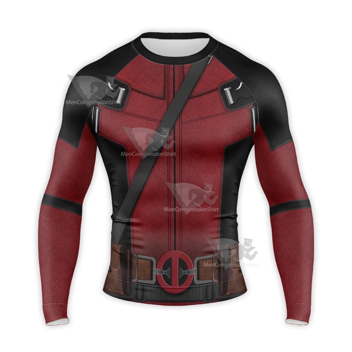 Deadpool Ryan Reynolds Long Sleeve Compression Shirt