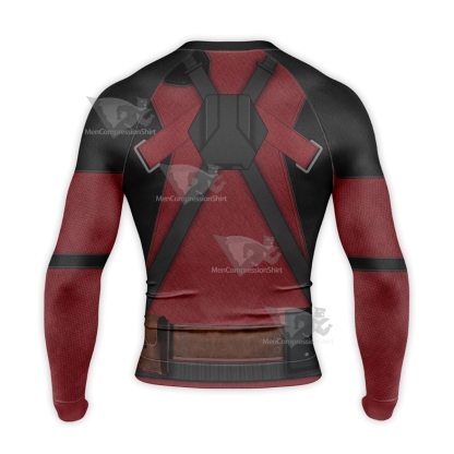 Deadpool Ryan Reynolds Long Sleeve Compression Shirt