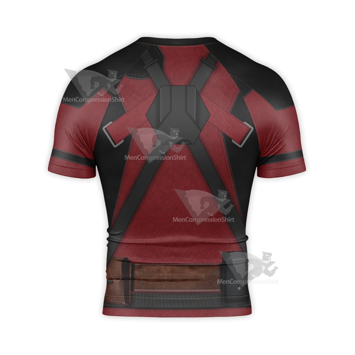 Deadpool Ryan Reynolds Short Sleeve Compression Shirt