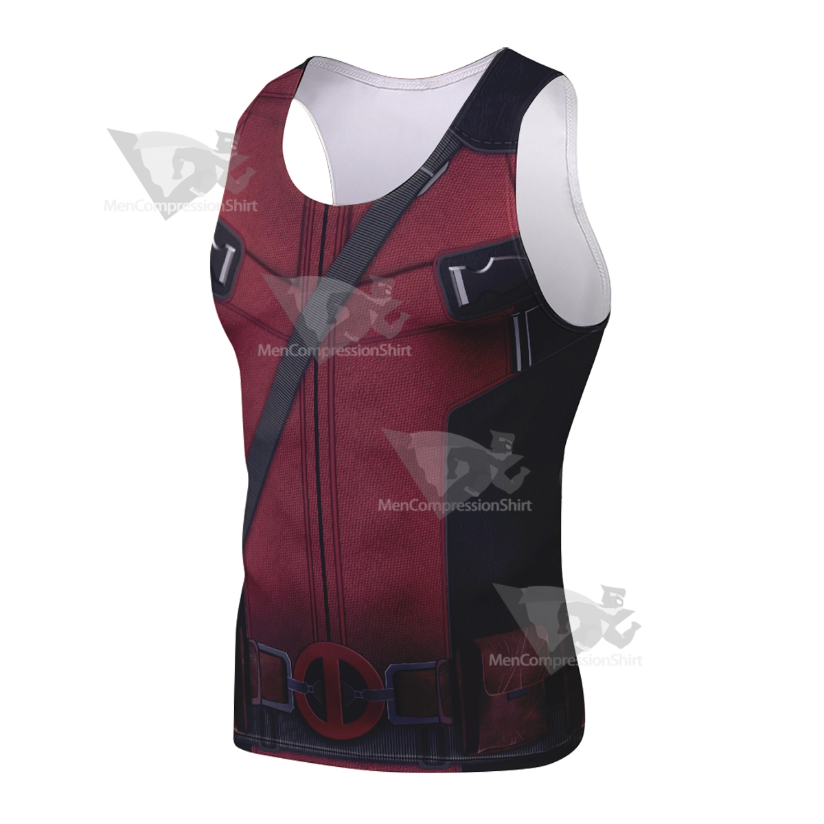 Deadpool Ryan Reynolds Sleeveless Compression Shirt