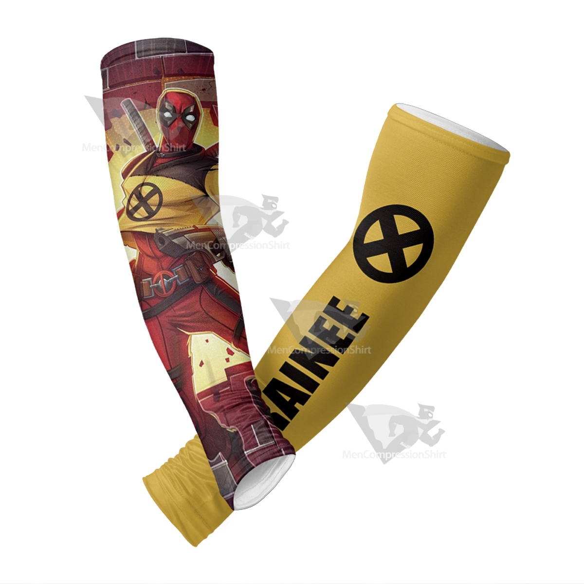 Deadpool Trainee Yellow Compression Arm Sleeve