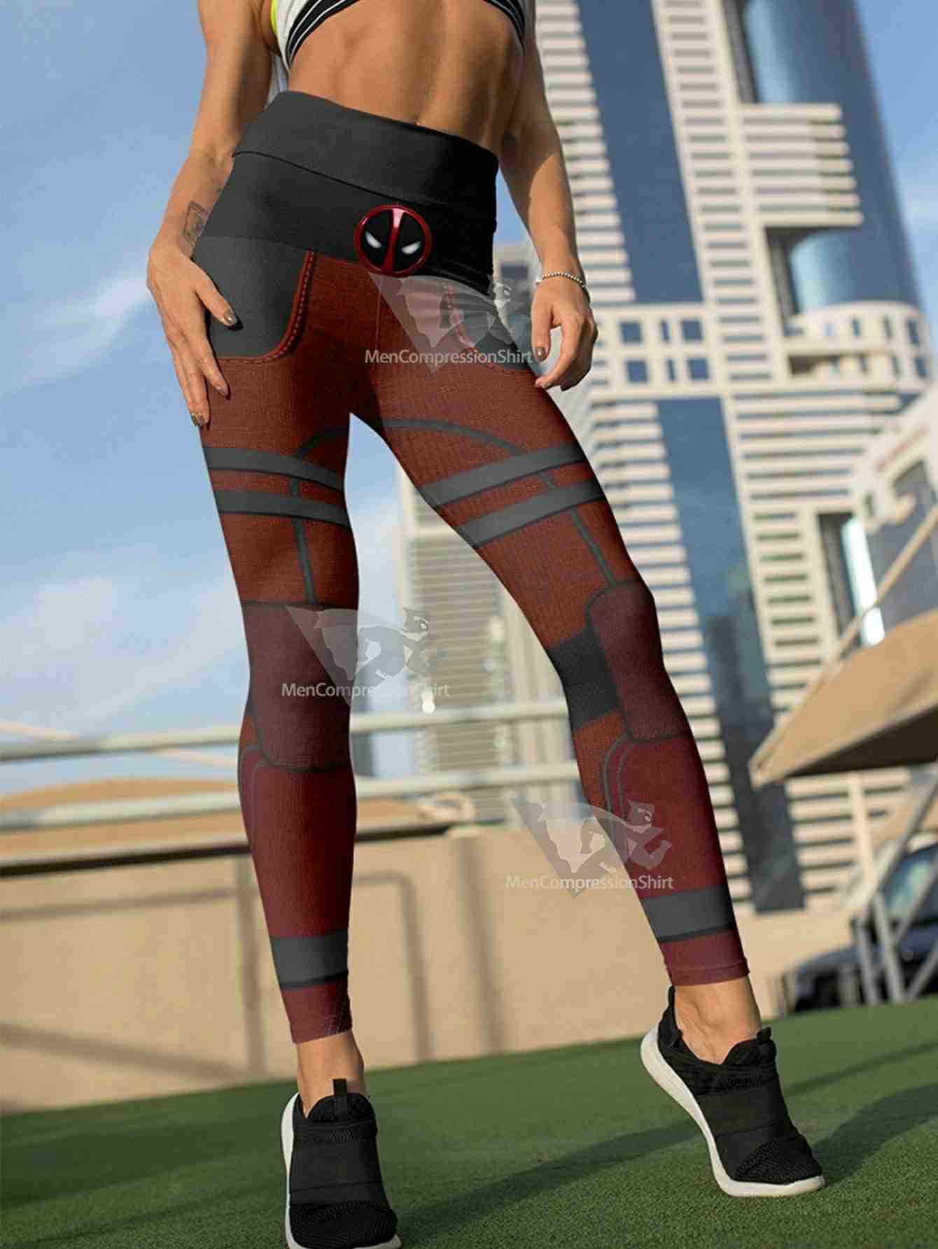 Deadpool Women Compression Leggings