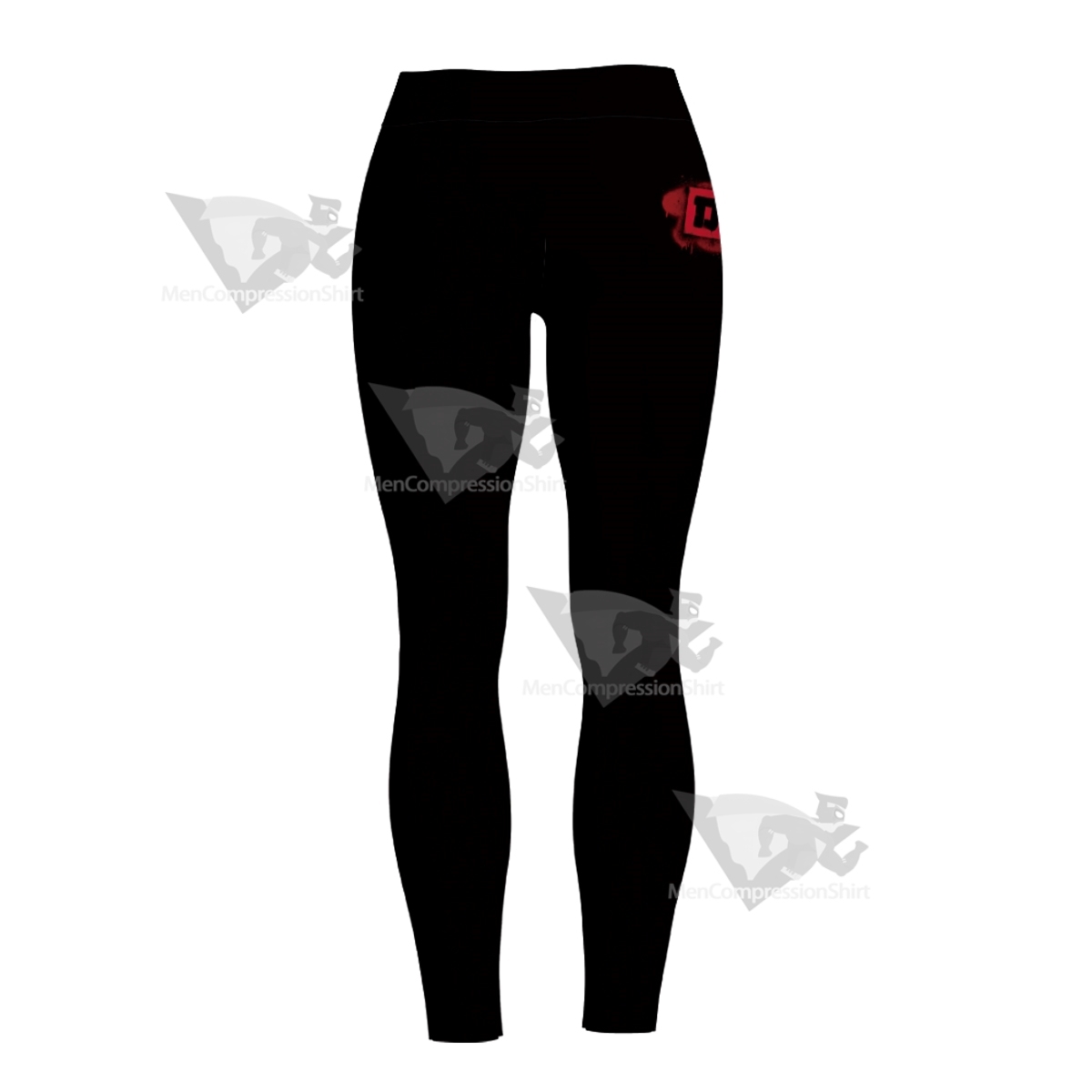 Deadpools Logo Black Women Compression Legging-MensCompressionShirt