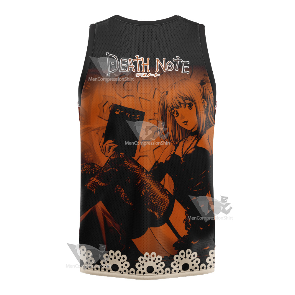 Death Note Misa Amane Black Basketball Jersey