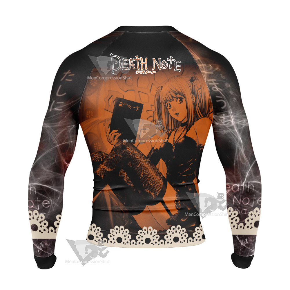 Death Note Misa Amane Black Long Sleeve Compression Shirt