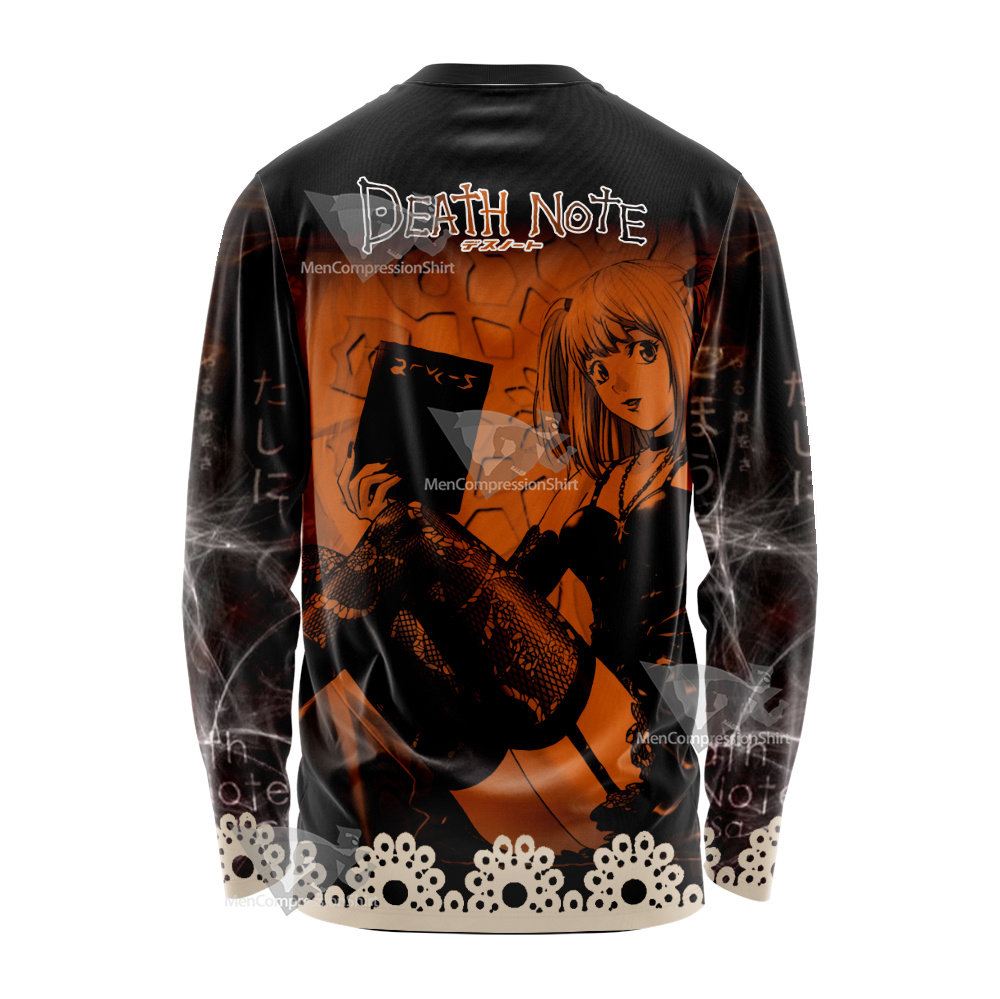 Death Note Misa Amane Black Long Sleeve Shirt