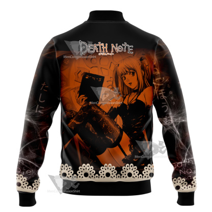 Death Note Misa Amane Black Varsity Jacket