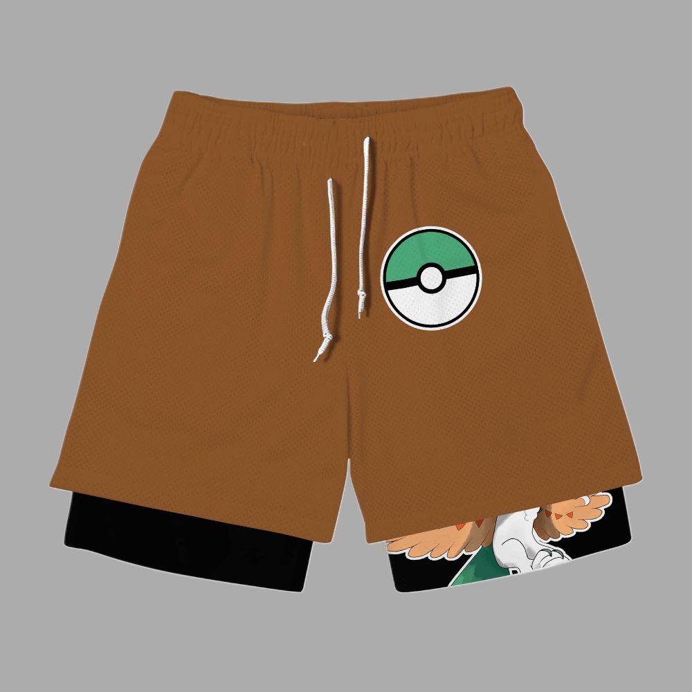 Decidueye Anime Compression Gym Shorts