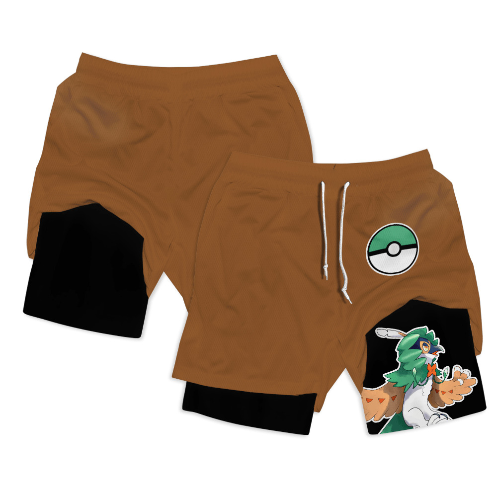 Decidueye Anime Compression Gym Shorts