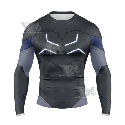 Defender Keith Black Cosplay Long Sleeve Compression Shirt