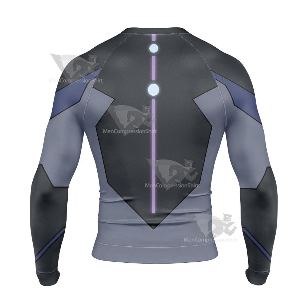 Defender Keith Black Cosplay Long Sleeve Compression Shirt