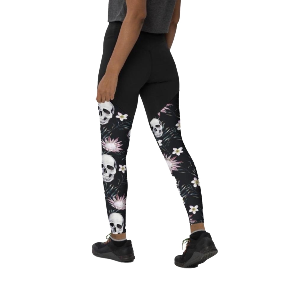 Delicate Skulls Women Compression Legging