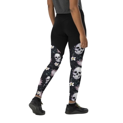 Delicate Skulls Women Compression Legging