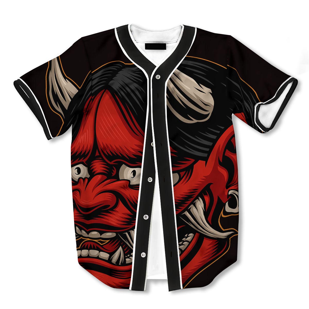Demon Japanese 3d Print Full Size Baseball Jerseys