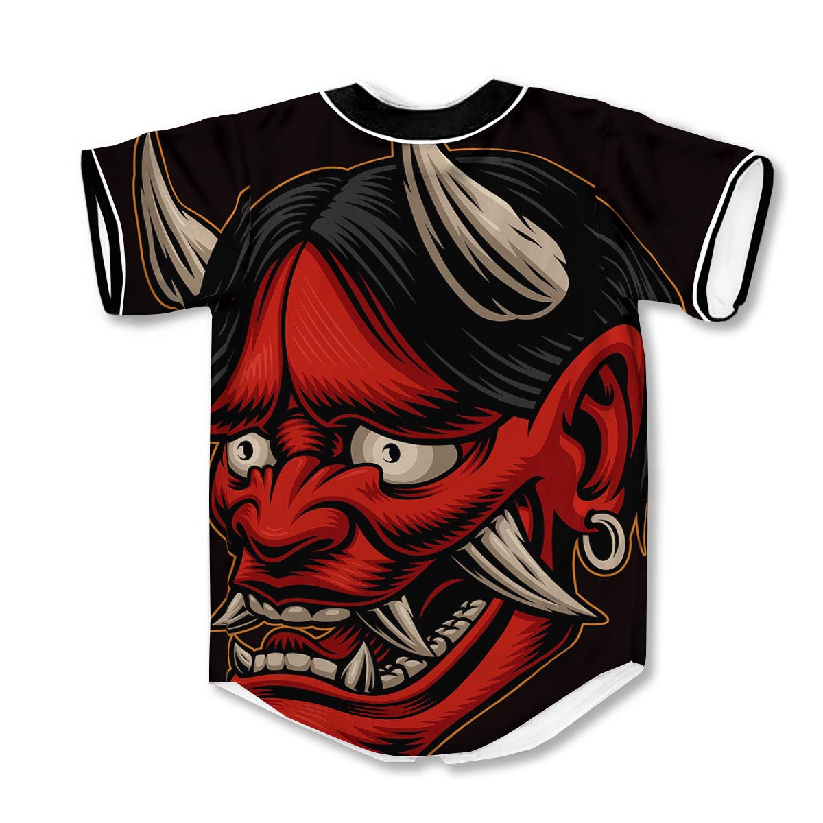 Demon Japanese 3d Print Full Size Baseball Jerseys