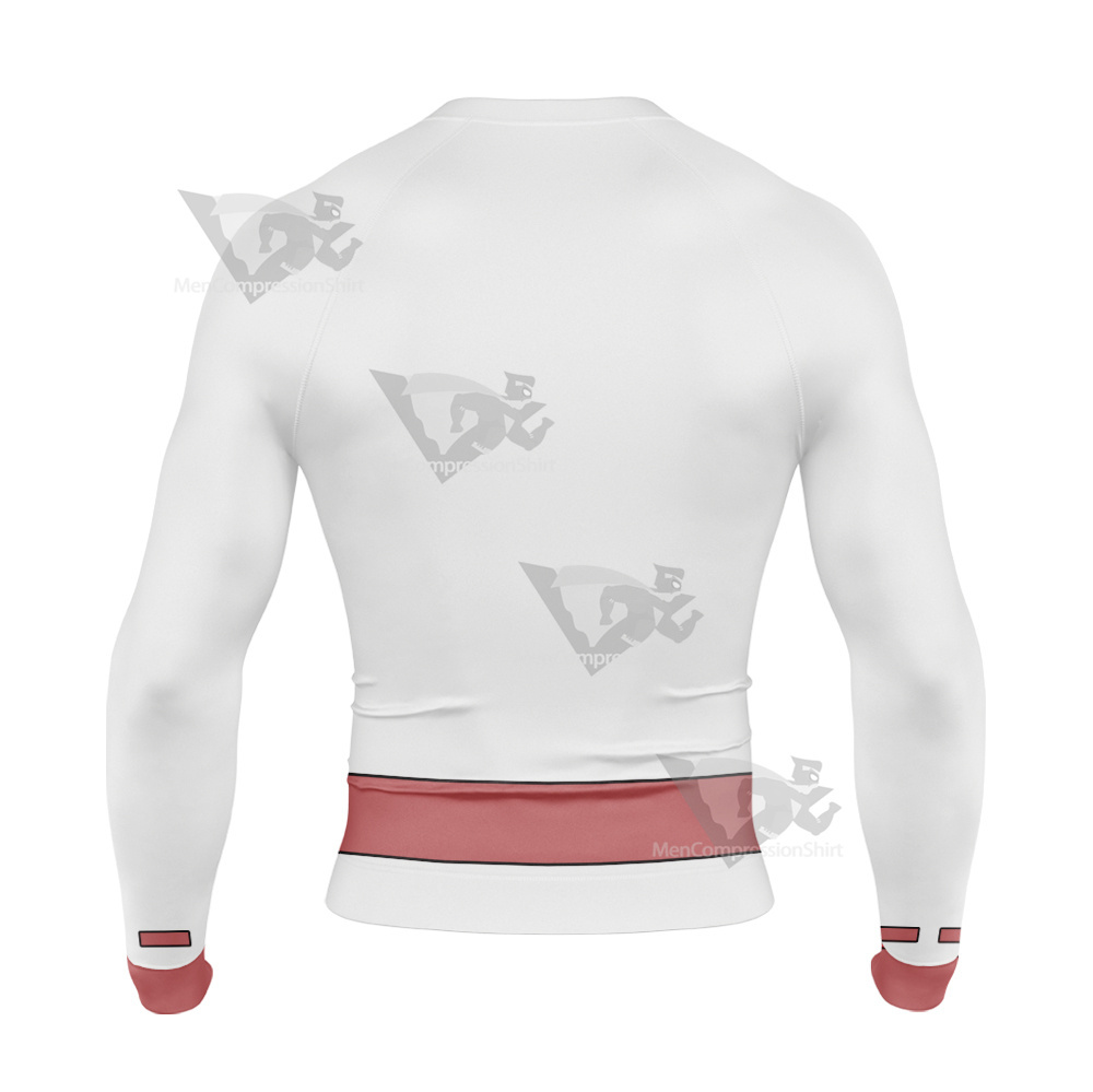 Demon Prince Nanamori Aoi White Cosplay Long Sleeve Compression Shirt