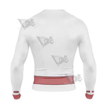 Demon Prince Nanamori Aoi White Cosplay Long Sleeve Compression Shirt