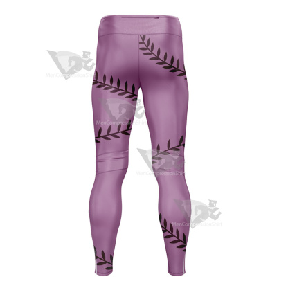 Demon Slayer Berserk Nezuko Pink Mens Compression Legging