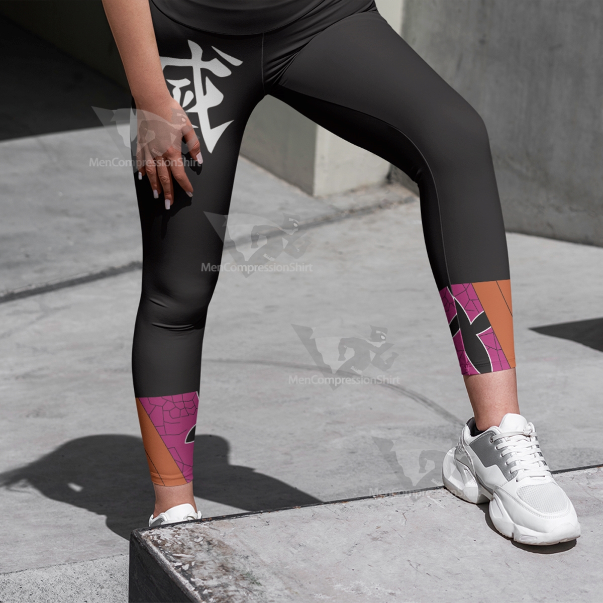 Demon Slayer Daki Black Women Compression Legging-MensCompressionShirt