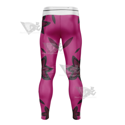 Demon Slayer Daki Deep Pink Mens Compression Legging