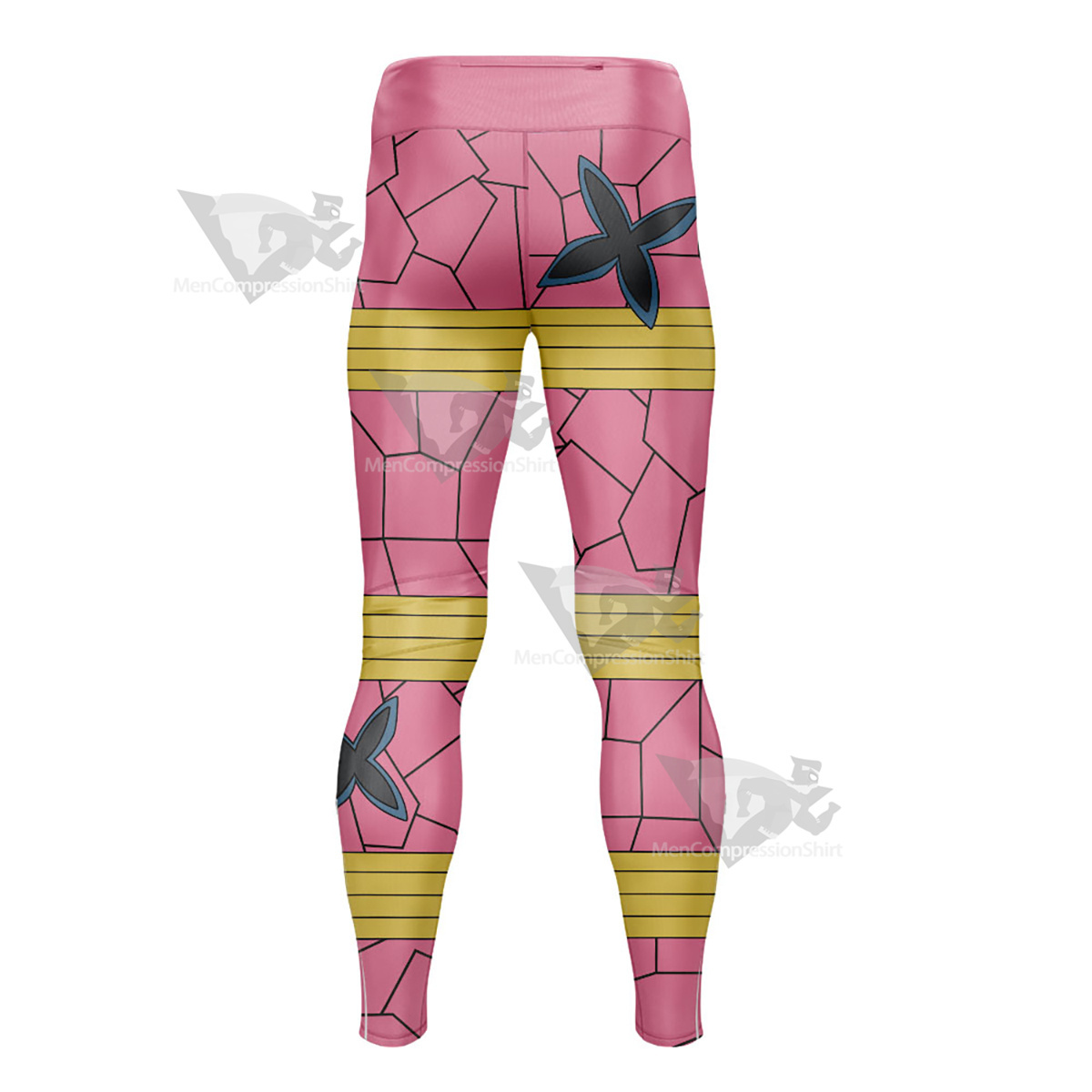 Demon Slayer Daki Pink Mens Compression Legging